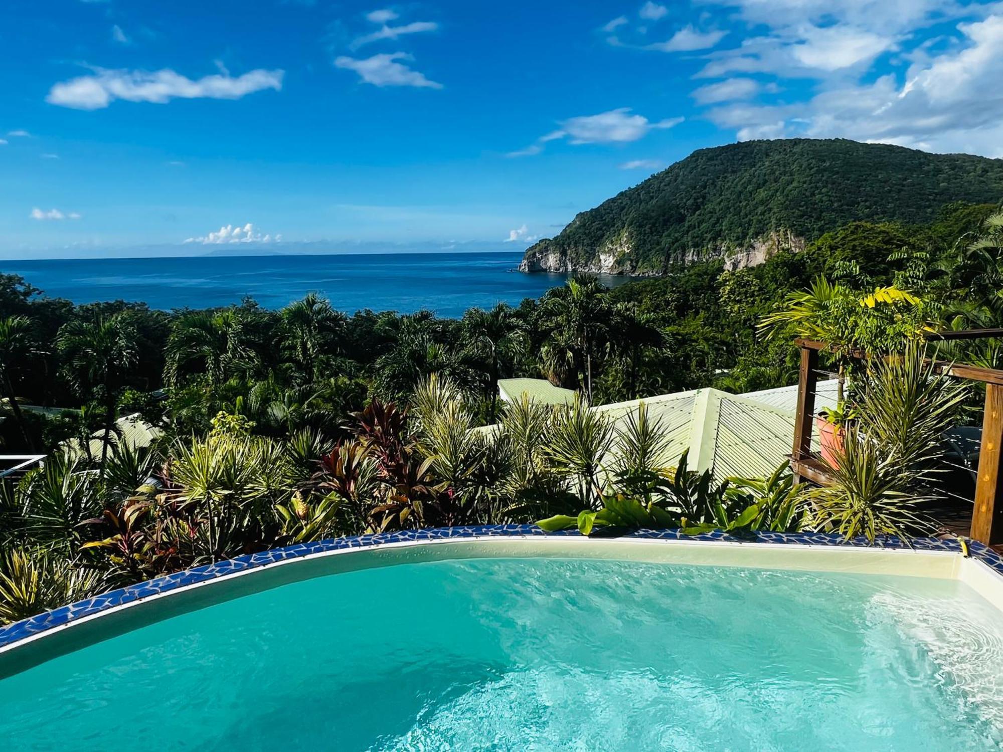 Vue Mer/3Beds/Piscine/Wifi/900 Metres De La Plage Deshaies Eksteriør bilde