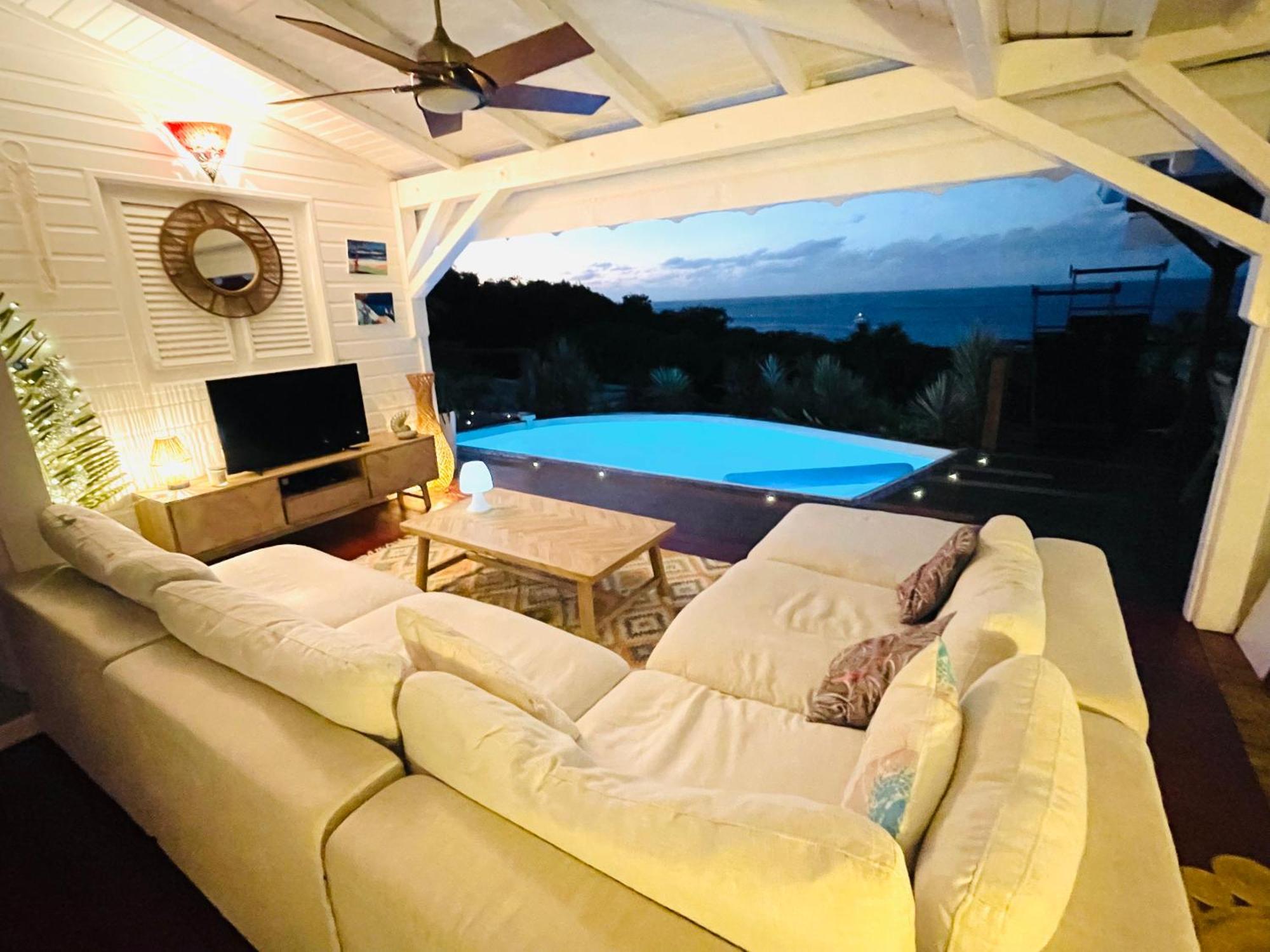 Vue Mer/3Beds/Piscine/Wifi/900 Metres De La Plage Deshaies Eksteriør bilde