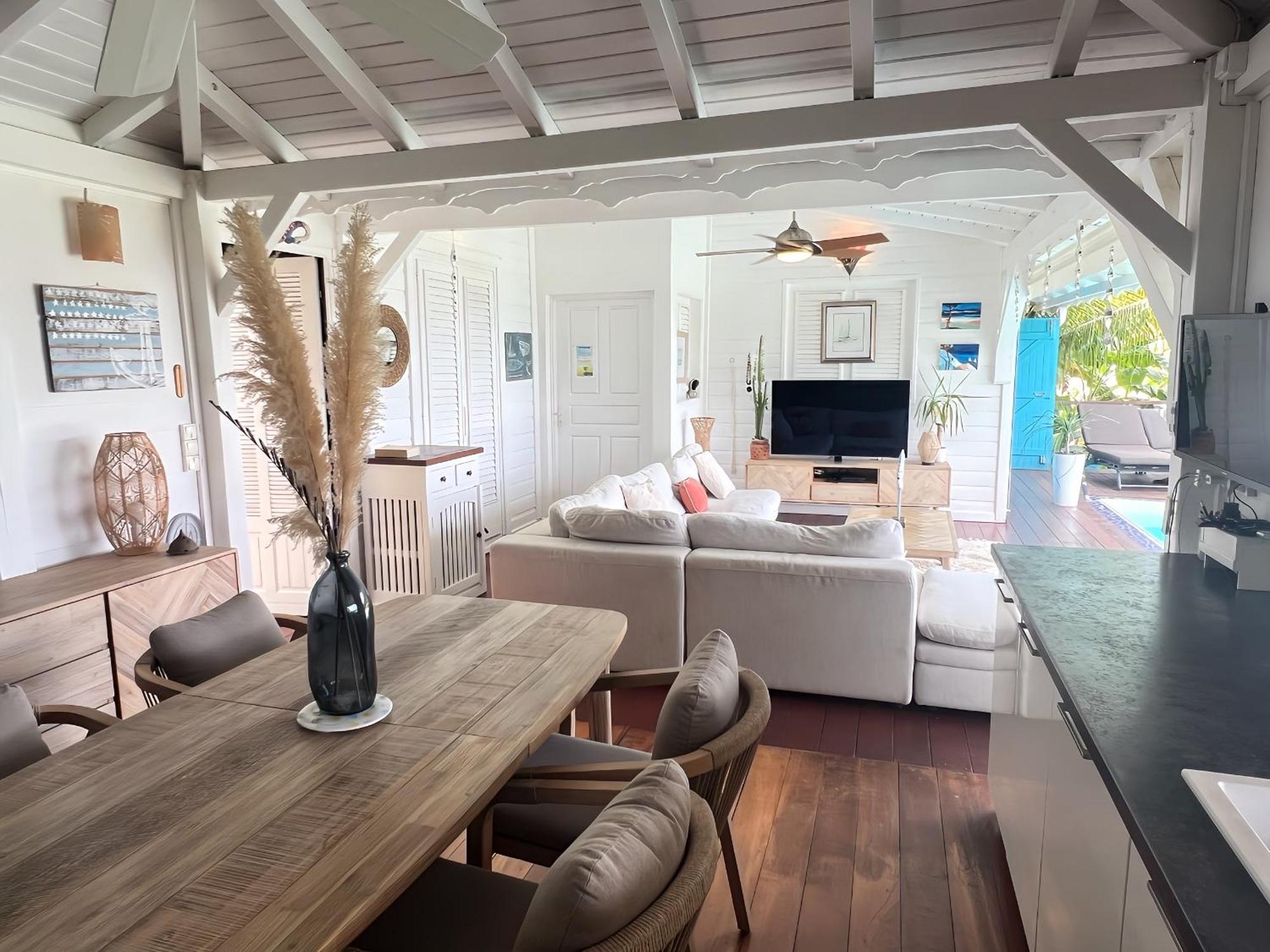 Vue Mer/3Beds/Piscine/Wifi/900 Metres De La Plage Deshaies Eksteriør bilde